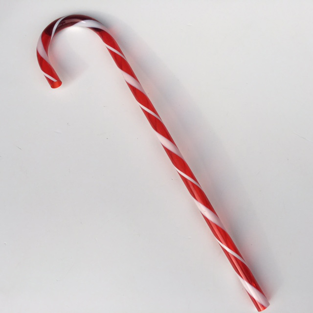 LOLLY, Candy Cane Red & White 70cm H (Hook End) Assorted